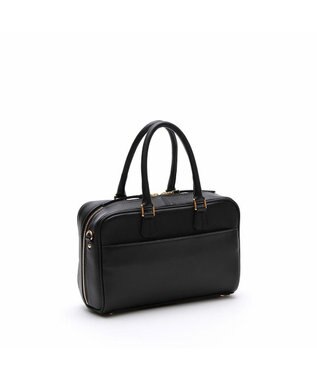 A.D.M.J. 【牛革】クラシックアニルブリロ/ボストン25cm(ショルダーストラップ付) ブラック