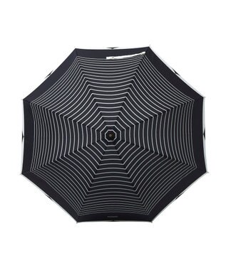 MOONBAT MACKINTOSH PHILOSOPHY(マッキントッシュ フィロソフィー) Cleric collar ボーダー 竹手元 雨傘 長傘 ネイビーブルー