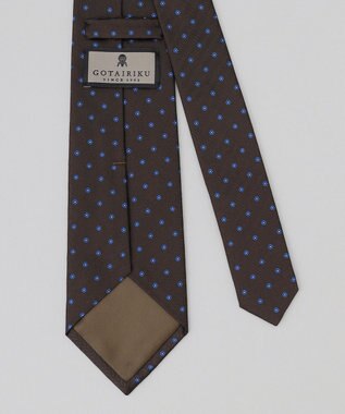 GOTAIRIKU GOTAIRIKU別注【MANTERO/マンテロ】ネクタイ_小紋柄 ブラウン系8