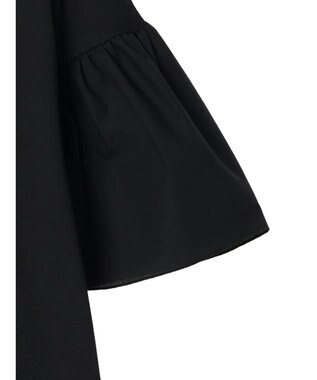 AMERICAN HOLIC 袖フレア５分袖カットプルオーバー Black