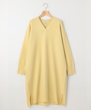 組曲 Aラインリラクシーニット ワンピース イエロー系