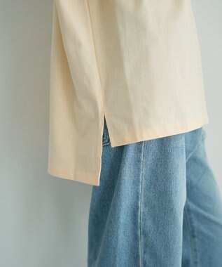 YECCA VECCA コットンルーズプルオーバー Light Yellow