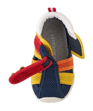 MIKI HOUSE HOT BISCUITS 【13-17cm】ダブルラッセル 水抜けセカンドサンダル マルチカラー