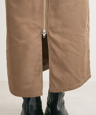 Green Parks ・ＳＵＧＡＲ　ＳＰＯＯＮ　ミリタリーＩラインスカート Brown