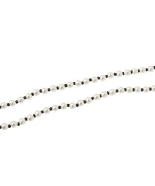 Green Parks ・ＨＡＬＦ　ＴＩＭＥ　パール＆カラービーズネックレス Black