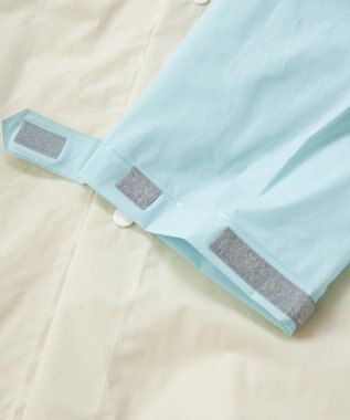 BEAMS SCHOOL シームレスレインコート サックス