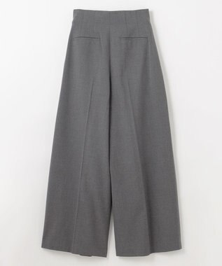 NAVE 【Nave・洗える】2WAYツイル ワイドパンツ ライトグレー系