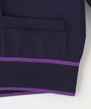 23区GOLF 【WOMEN】【ウォッシャブル】ニットカーデガン ネイビー系