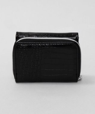WEGO プレートクロコウォレット ブラック