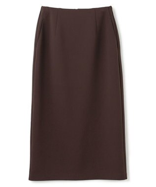 UNFILO L BEAUTY FORM JERSEY Light Iラインスカート ブラウン