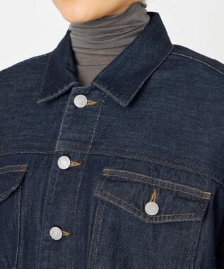 NAVE 【ReNAVE・洗える/中綿】ライトデニム ブルゾン ネイビー系