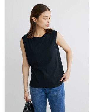 Green Parks ・ＳＵＧＡＲ　ＳＰＯＯＮ　冷感リブノースリーブ Black