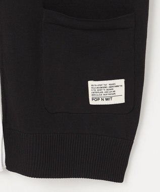 PW CIRCULUS 【WOMEN】ライン カーディガン ゴルフウェア レディース ブラック系