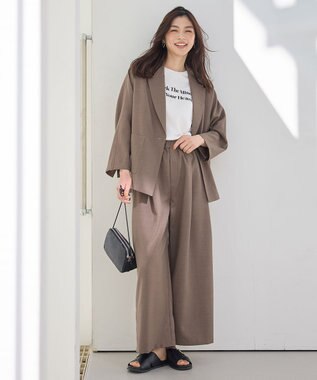 ANY テックリネンドルマンジャケット モカ