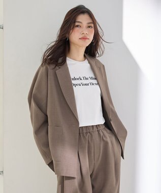 ANY テックリネンドルマンジャケット モカ