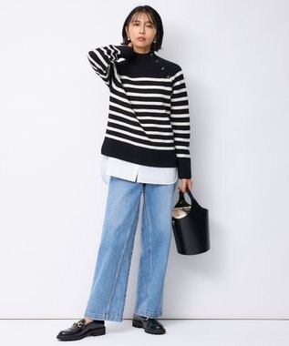 23区 バケツショルダー バッグ ブラック系