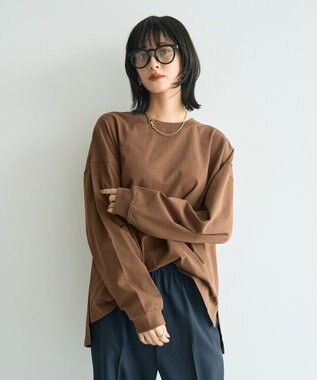 YECCA VECCA コットンルーズプルオーバー Light Yellow