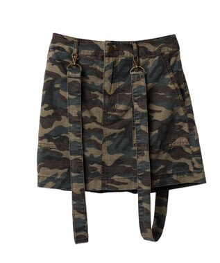 WEGO ヴィンテージウォッシュサス付スカパン 柄1