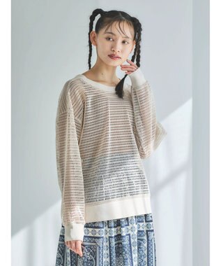 Green Parks ■ＥＳＣＡＲ　２ｗａｙメッシュプルオーバー Ivory