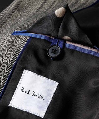 Paul Smith ドレープヘリンボーン テーラードジャケット グレー