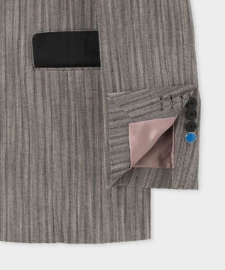 Paul Smith ドレープヘリンボーン テーラードジャケット グレー