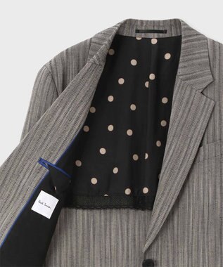 Paul Smith ドレープヘリンボーン テーラードジャケット グレー
