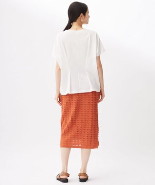 自由区 【カタログ掲載・セットアップ対応・接触冷感・UVカット・吸水速乾・抗菌防臭・洗える】ハイカウントモクロディ トップス オフホワイト