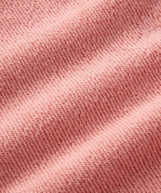 MIKI HOUSE HOT BISCUITS 【80-120cm】ビッグフェイスプリント 裏毛パイル素材 フレアワンピース サーモンピンク