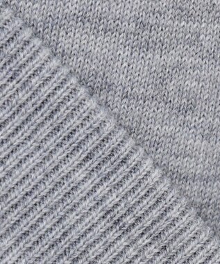 PW CIRCULUS 【MEN】【洗える】ベアスタンドモチーフ ラグランスリーブ クルーネック ニット ライトグレー系