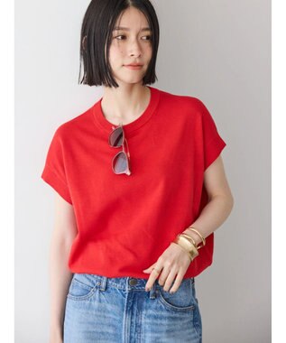 AMERICAN HOLIC フレンチスリーブニットプルオーバー Red