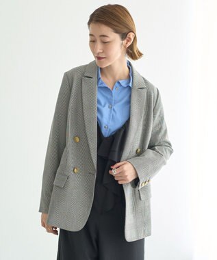 YECCA VECCA 金釦テーラードジャケット