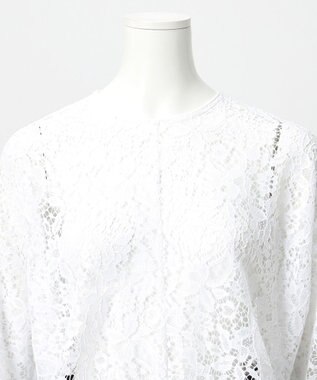 23区 【エステータ】マニフィークレース ブラウス ホワイト系
