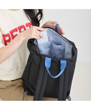 ROOTOTE 3520【ルートート】SN.セオルー.ライトウォーターリぺレント-H 01：ブラック