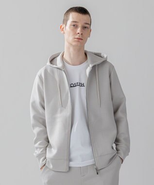 JOSEPH HOMME 【WEB・一部店舗限定 】 ダブルジャージー / ZIP UPパーカー ベージュ系
