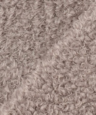 UNFILO プードルニット ボトルネック モカ