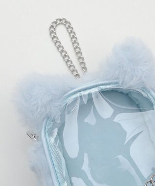 WEGO 【痛バ＆推し活グッズ】なりきりネコぬいポーチ サックス