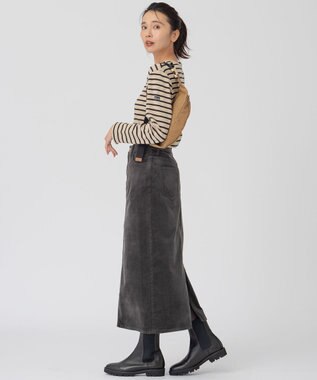 23区 L Armor-lux スムース カットソー ベージュ×ブラックボーダー