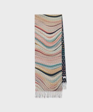 Paul Smith Swirl リバーシブル スカーフ マルチカラー