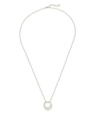 23区 3WAY リングトップ ネックレス シルバー系