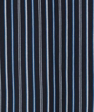 JOSEPH ABBOUD 【キングサイズ・2WAY/】ライトリバーシブルストライプシャツ ネイビー系1