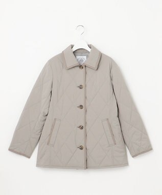 J.PRESS LADIES 【洗える・撥水】プレミアムBasicキルティング ショート コート モカベージュ系