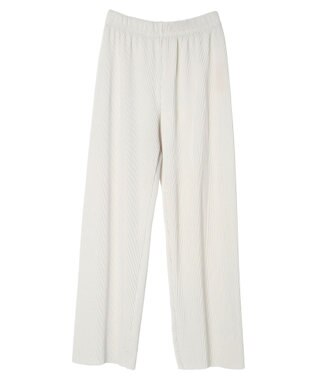 Green Parks BEST PRICE セルフカットプリーツパンツ Ivory