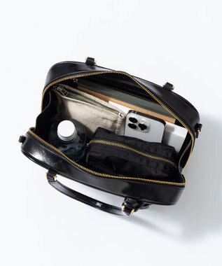 23区 【見上愛さん着用/VERY12月号掲載/新色追加】ボストン バッグ ブラック系