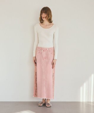 GRACE CONTINENTAL 綿カシミヤインナートップ ホワイト