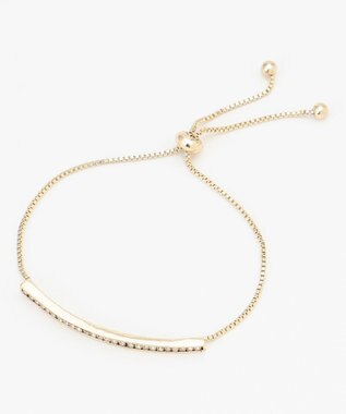 組曲 ストーンラインブレスレット ゴールド系