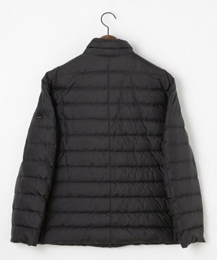 JOSEPH ABBOUD 【キングサイズ・軽量/サスティナブル素材/ECO撥水/インナーダウンにも】ナイロンスラブタフタダウンブルゾン ブラック系