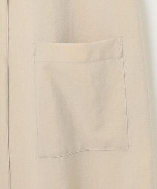 J.PRESS LADIES L 【洗える】ボイルドワッシャー ジレ ベージュ系