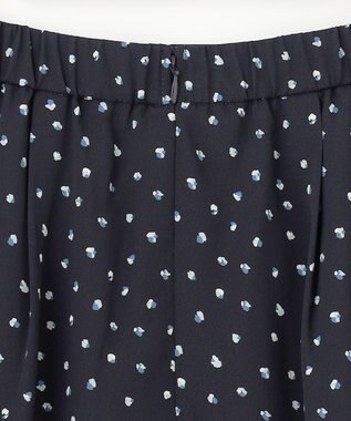 J.PRESS LADIES S 【洗える】ドット フラワープリント スカート ネイビー系5