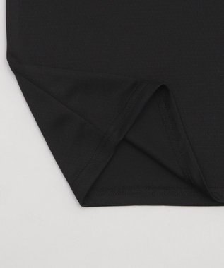 WEGO 【２点セット/ユニセックス着用ITEM/吸水速乾】アクセ付きメッシュロゴT（SS） ブラック