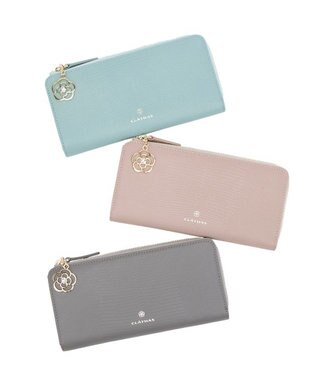 CLATHAS ペーシュ Lファス長財布 ダークグレー